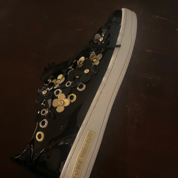 Louis Vuitton Frontrow Blossom Flora Low Top Sneakers Size 36 - Picture 2 of 5